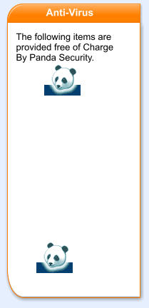 Anti-Virus  The following items are  provided free of Charge  By Panda Security.